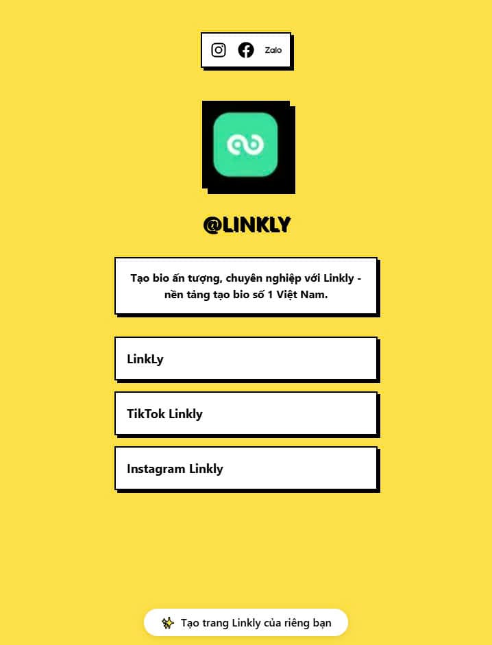 Linkly Profile Preview